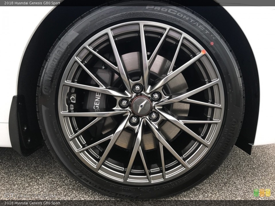 2018 Hyundai Genesis G80 Sport Wheel and Tire Photo #120385501