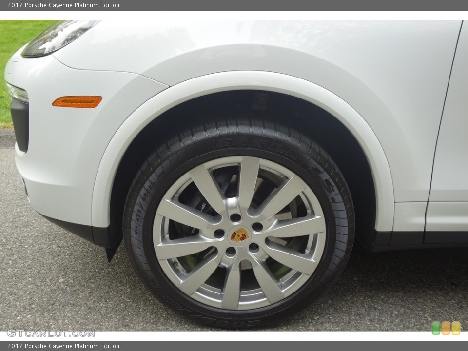 2017 Porsche Cayenne Platinum Edition Wheel and Tire Photo #120452401