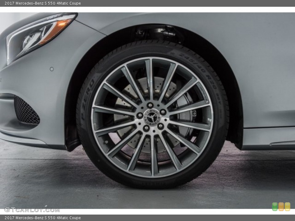 2017 Mercedes-Benz S 550 4Matic Coupe Wheel and Tire Photo #120456164