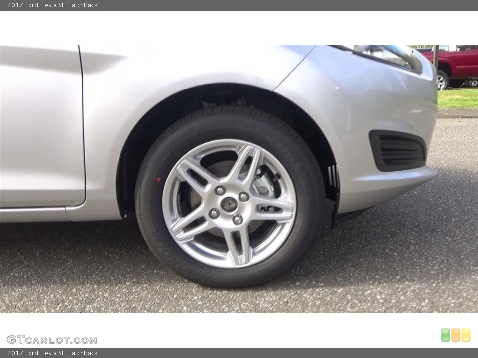 2017 Ford Fiesta SE Hatchback Wheel and Tire Photo #120460568