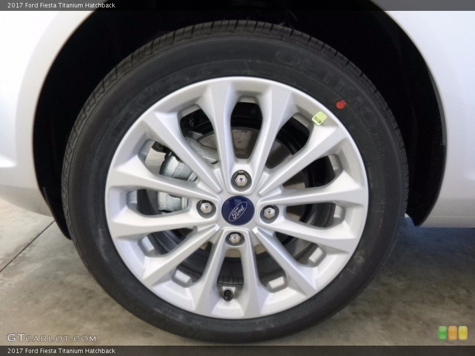2017 Ford Fiesta Titanium Hatchback Wheel and Tire Photo #120505813