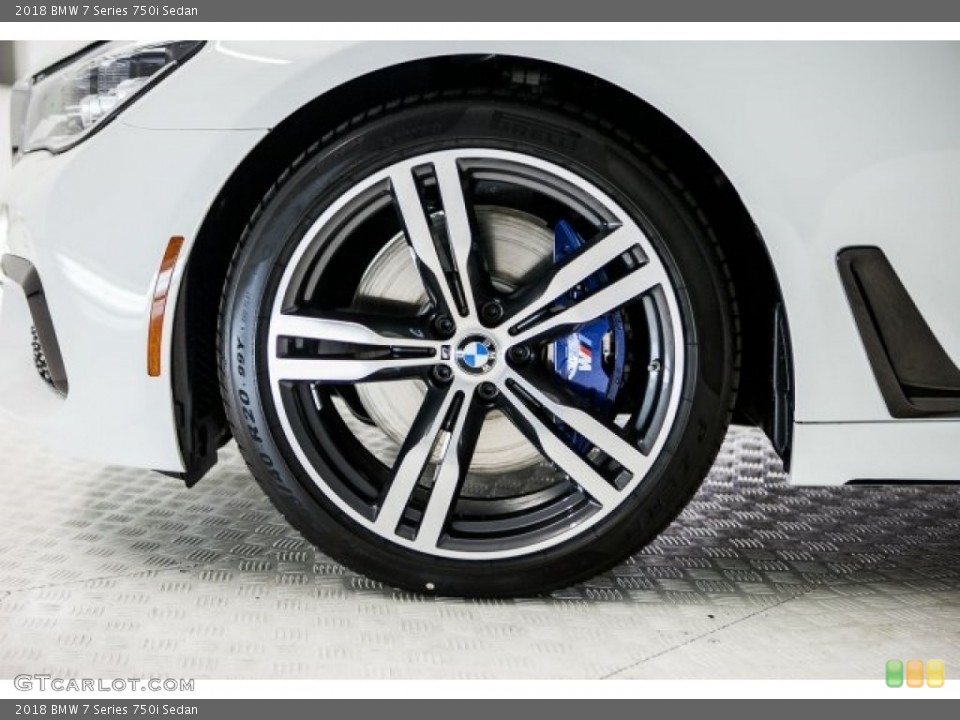 2018 BMW 7 Series 750i Sedan Wheel and Tire Photo #120527219