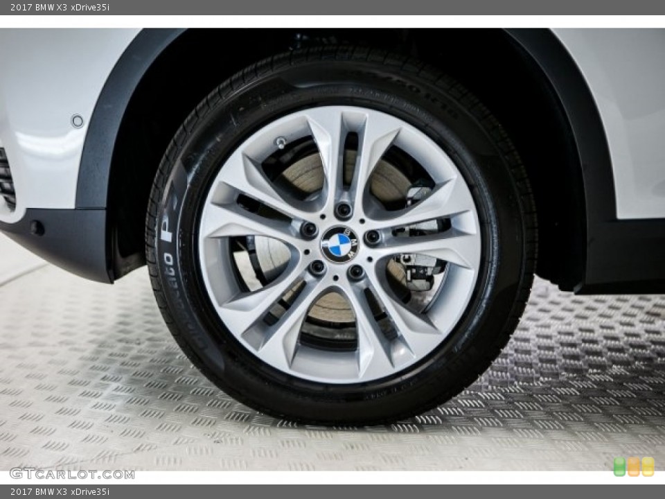 2017 BMW X3 xDrive35i Wheel and Tire Photo #120528308