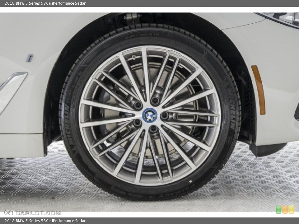 2018 BMW 5 Series 530e iPerfomance Sedan Wheel and Tire Photo #120540828