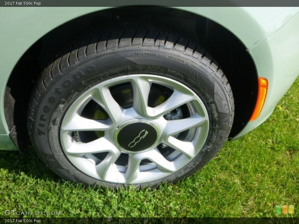 2017 Fiat 500c Pop Wheel and Tire Photo #120555045