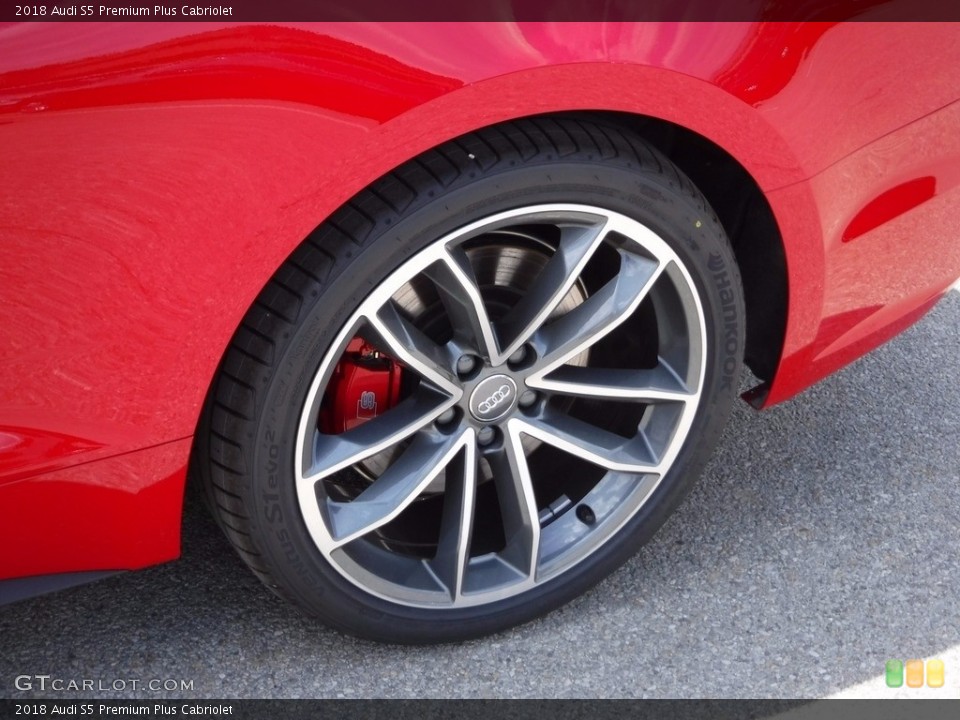 2018 Audi S5 Premium Plus Cabriolet Wheel and Tire Photo #120557254