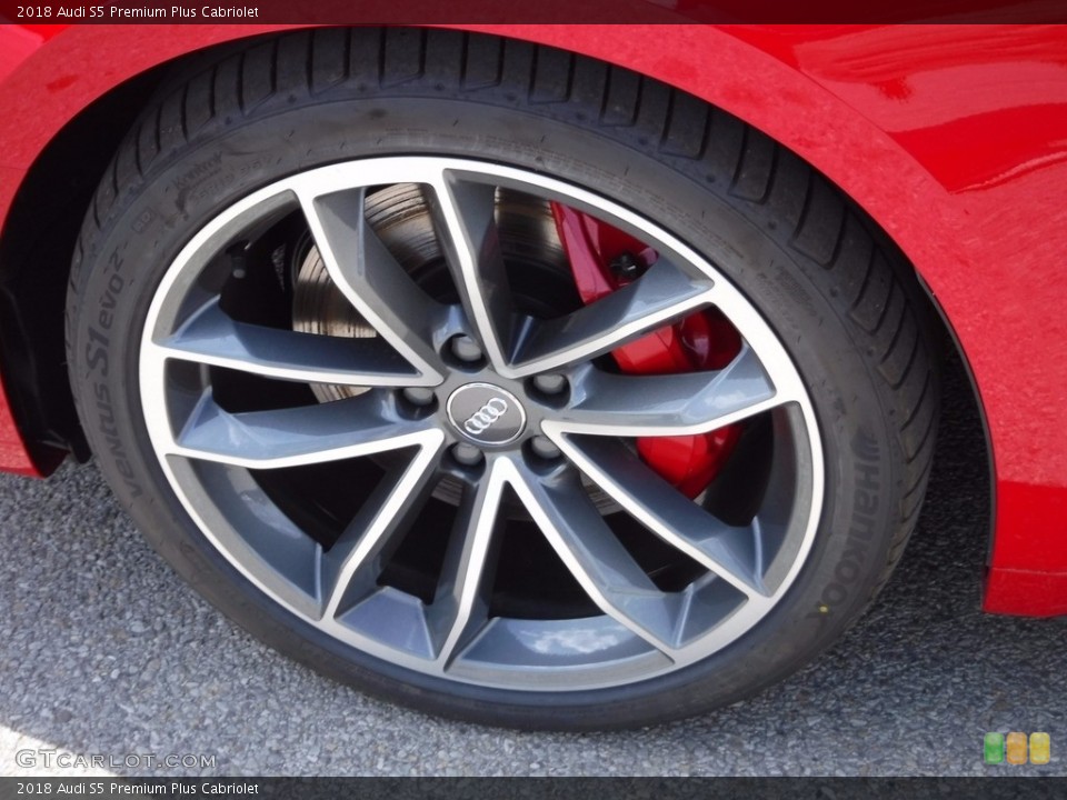 2018 Audi S5 Premium Plus Cabriolet Wheel and Tire Photo #120557271