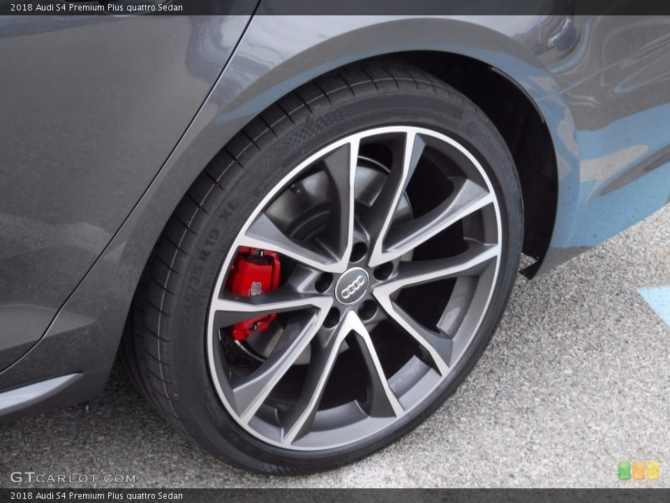 2018 Audi S4 Premium Plus quattro Sedan Wheel and Tire Photo #120580768