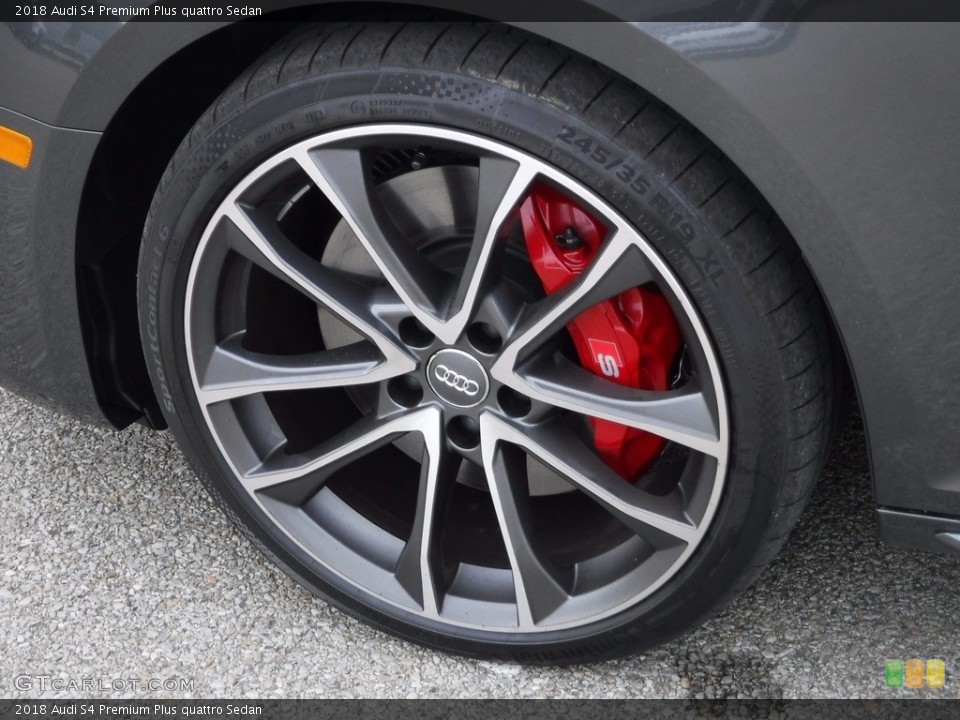 2018 Audi S4 Premium Plus quattro Sedan Wheel and Tire Photo #120580808