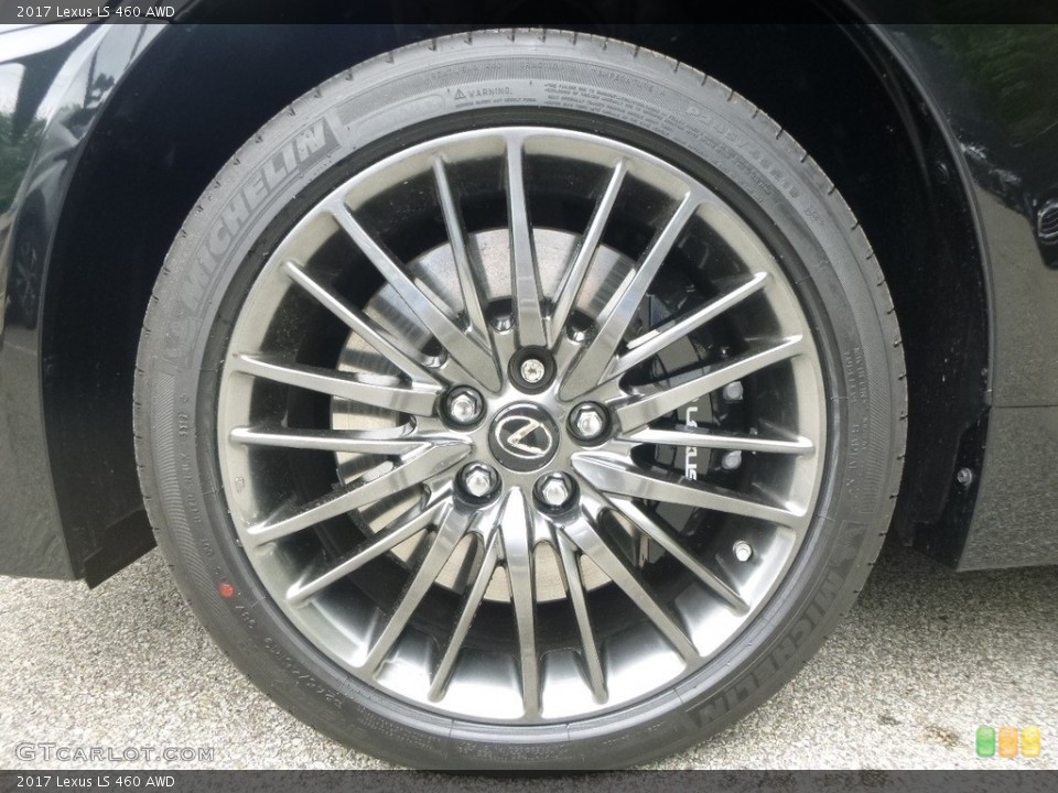 2017 Lexus LS 460 AWD Wheel and Tire Photo #120619569