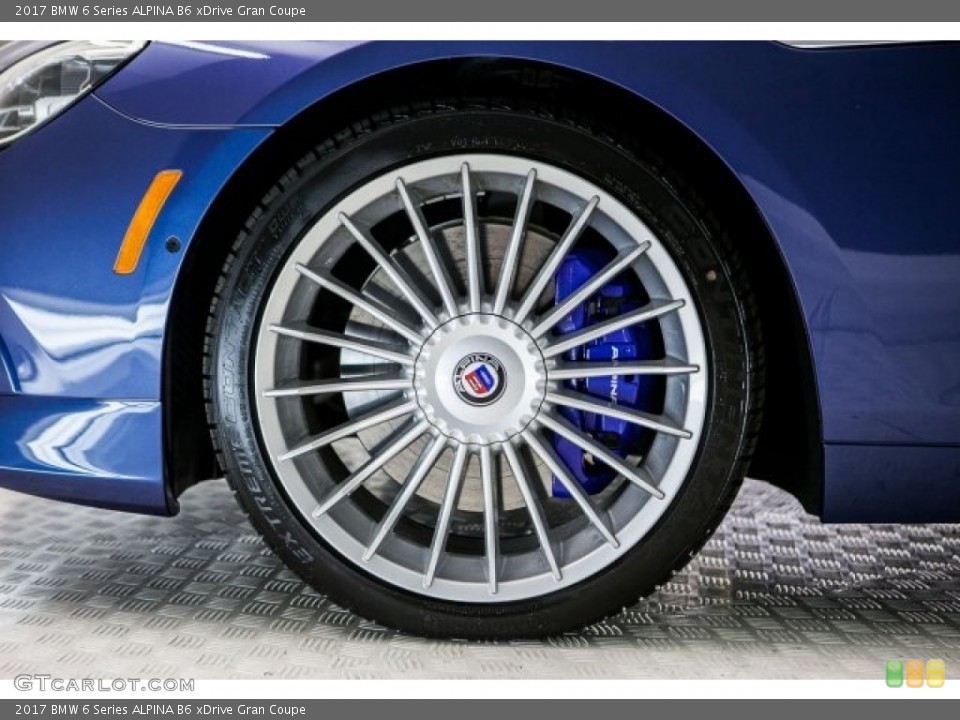 2017 BMW 6 Series ALPINA B6 xDrive Gran Coupe Wheel and Tire Photo #120661741