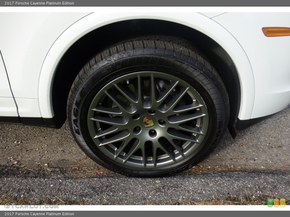 2017 Porsche Cayenne Platinum Edition Wheel and Tire Photo #120669436