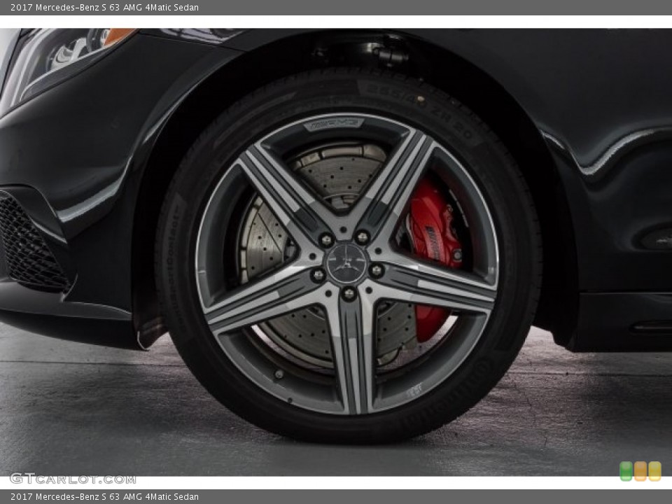 2017 Mercedes-Benz S 63 AMG 4Matic Sedan Wheel and Tire Photo #120673117