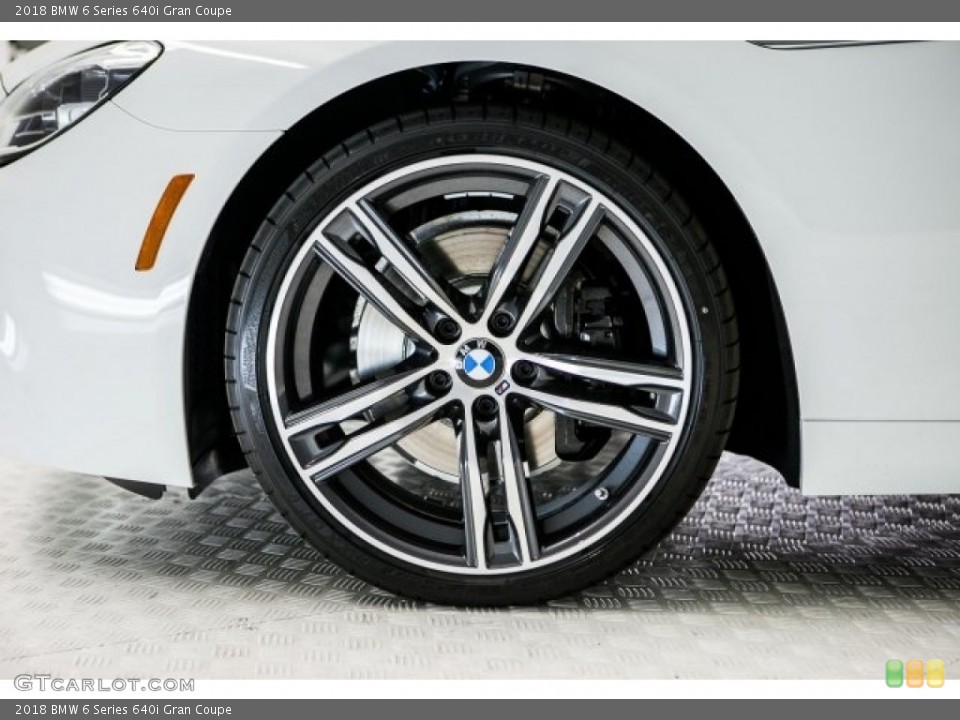 2018 BMW 6 Series 640i Gran Coupe Wheel and Tire Photo #120709231