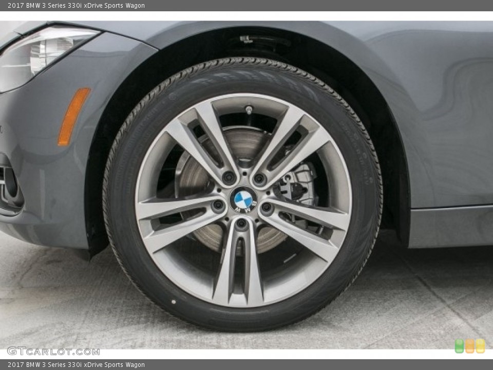 2017 BMW 3 Series 330i xDrive Sports Wagon Wheel and Tire Photo #120712160