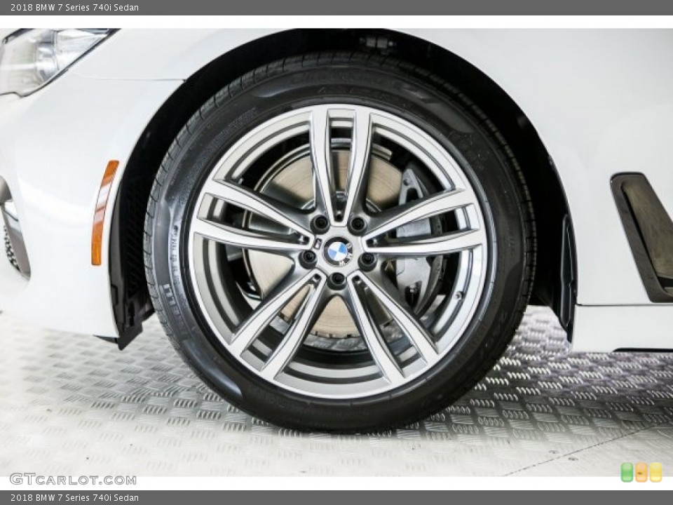 2018 BMW 7 Series 740i Sedan Wheel and Tire Photo #120721151