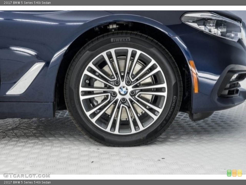 2017 BMW 5 Series 540i Sedan Wheel and Tire Photo #120721823