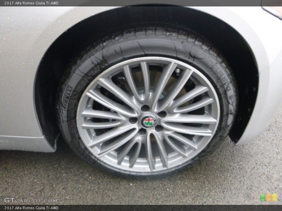 2017 Alfa Romeo Giulia Ti AWD Wheel and Tire Photo #120722270