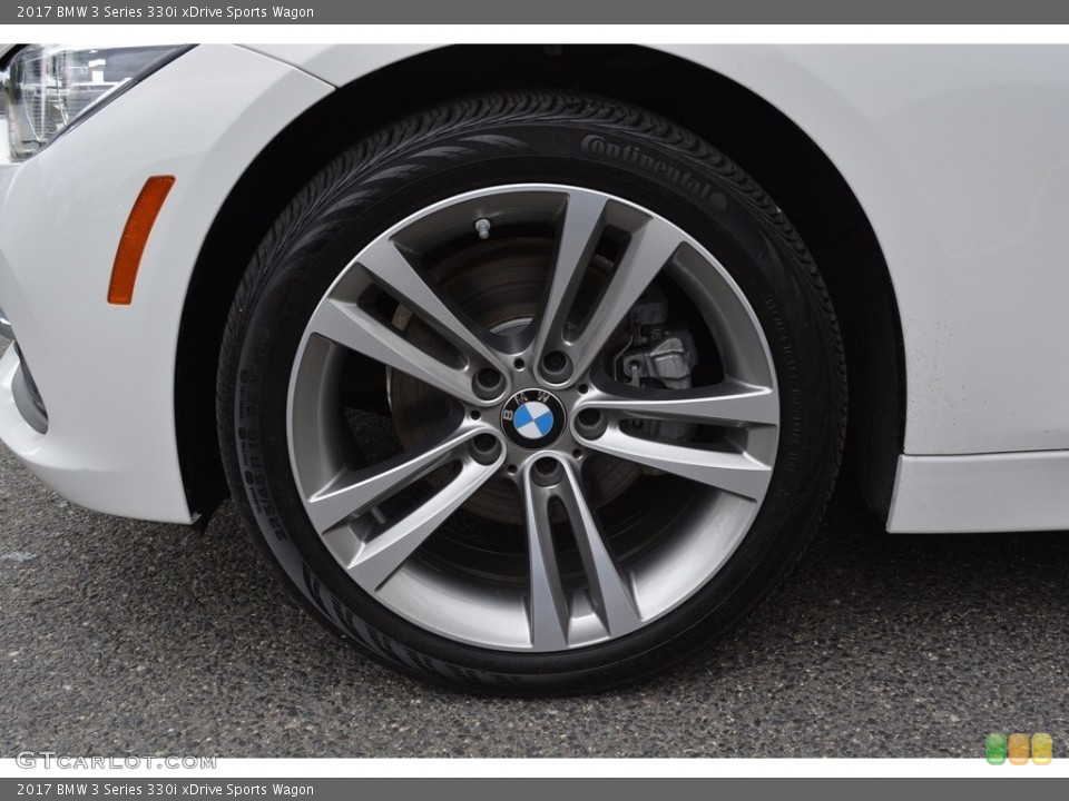 2017 BMW 3 Series 330i xDrive Sports Wagon Wheel and Tire Photo #120772915