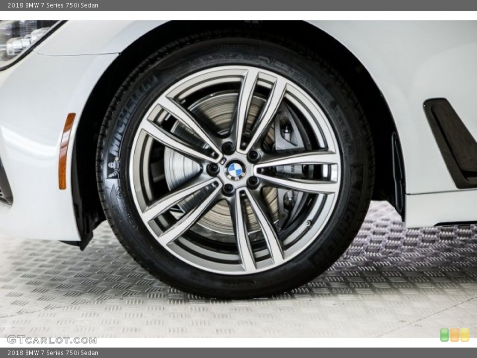 2018 BMW 7 Series 750i Sedan Wheel and Tire Photo #120885068