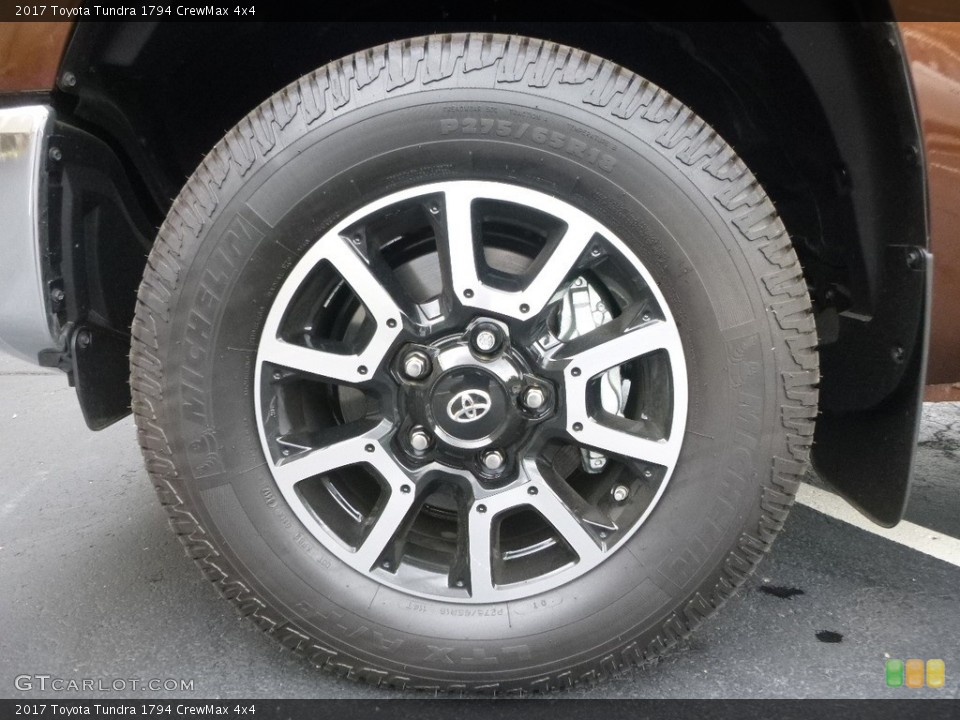 2017 Toyota Tundra 1794 CrewMax 4x4 Wheel and Tire Photo #120905261