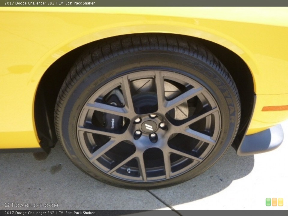 2017 Dodge Challenger 392 HEMI Scat Pack Shaker Wheel and Tire Photo #120928324