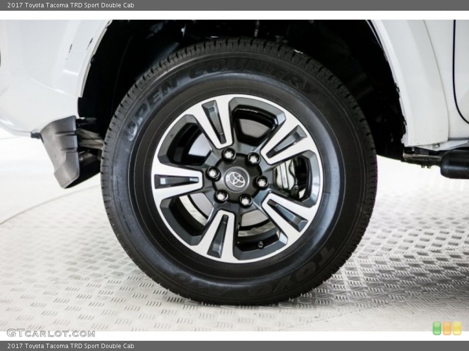 2017 Toyota Tacoma TRD Sport Double Cab Wheel and Tire Photo #120947332