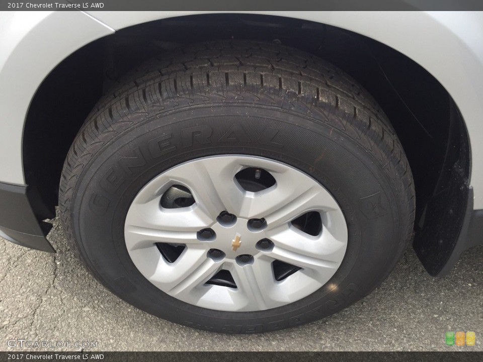 2017 Chevrolet Traverse LS AWD Wheel and Tire Photo #121030556