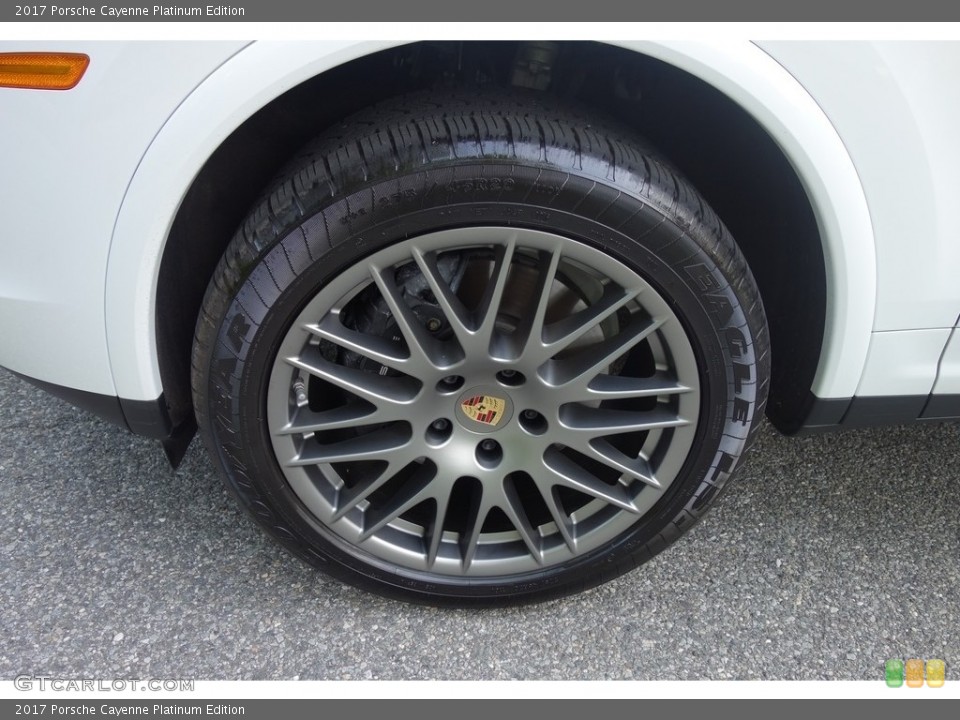 2017 Porsche Cayenne Platinum Edition Wheel and Tire Photo #121030566