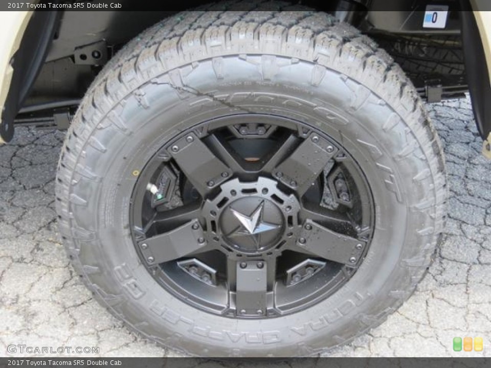 2017 Toyota Tacoma SR5 Double Cab Wheel and Tire Photo #121043501