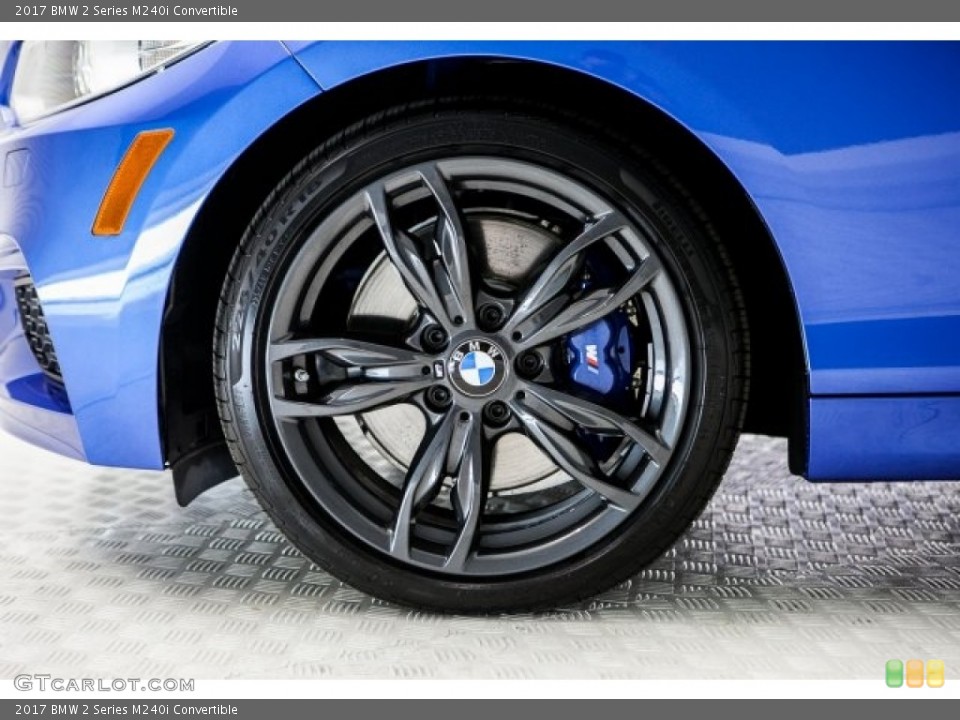 2017 BMW 2 Series M240i Convertible Wheel and Tire Photo #121057772