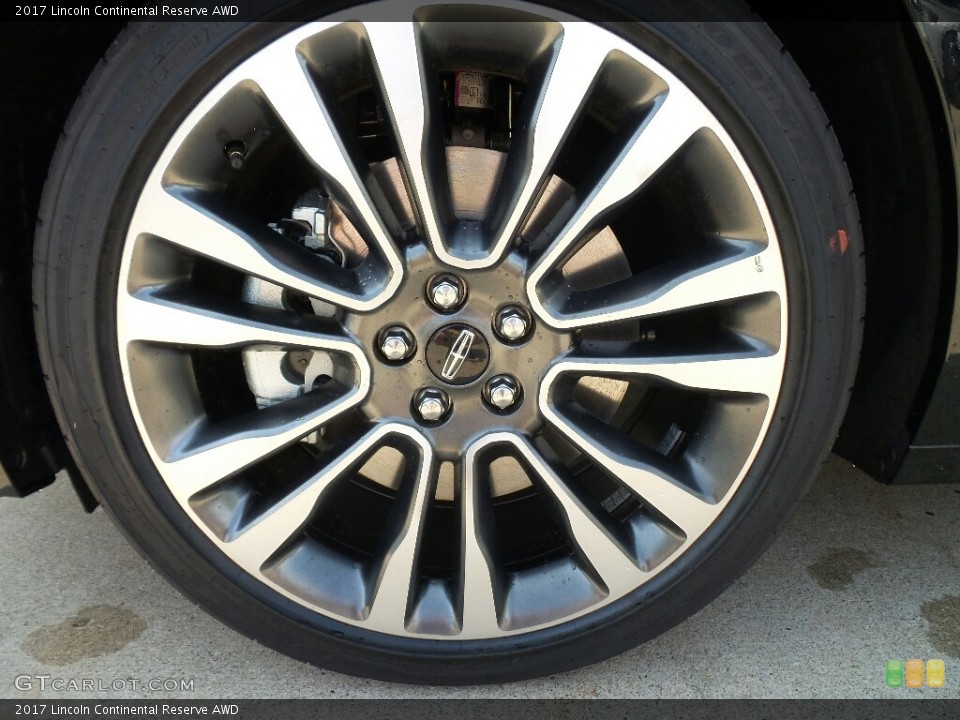 2017 Lincoln Continental Reserve AWD Wheel and Tire Photo #121058873