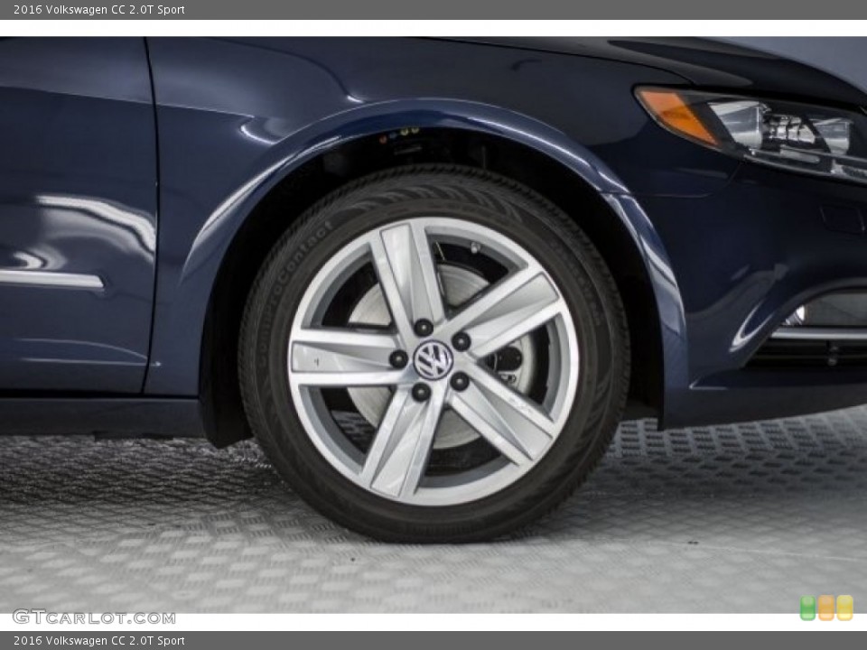 2016 Volkswagen CC 2.0T Sport Wheel and Tire Photo #121071308