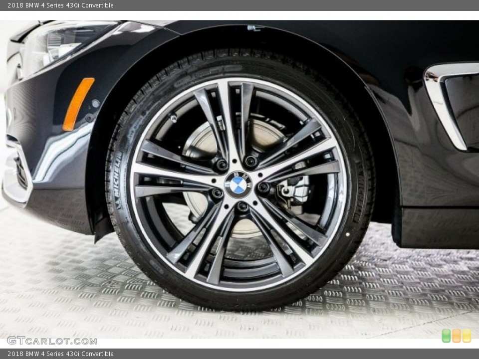 2018 BMW 4 Series 430i Convertible Wheel and Tire Photo #121123378