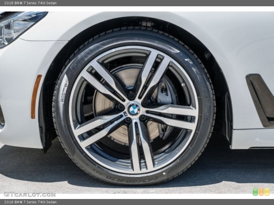 2018 BMW 7 Series 740i Sedan Wheel and Tire Photo #121130790
