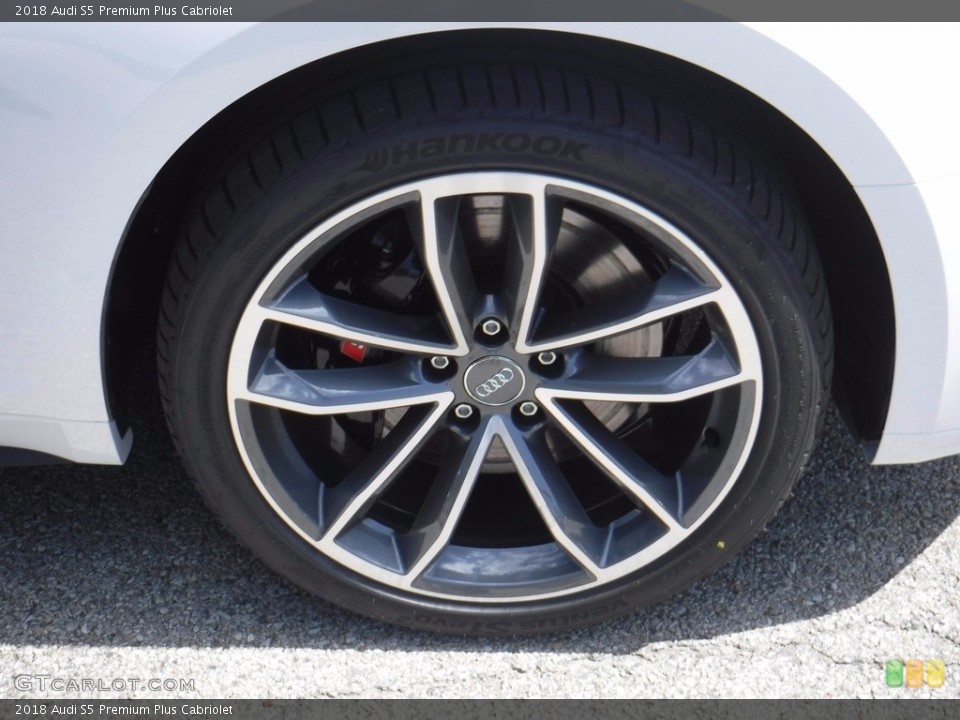 2018 Audi S5 Premium Plus Cabriolet Wheel and Tire Photo #121176036