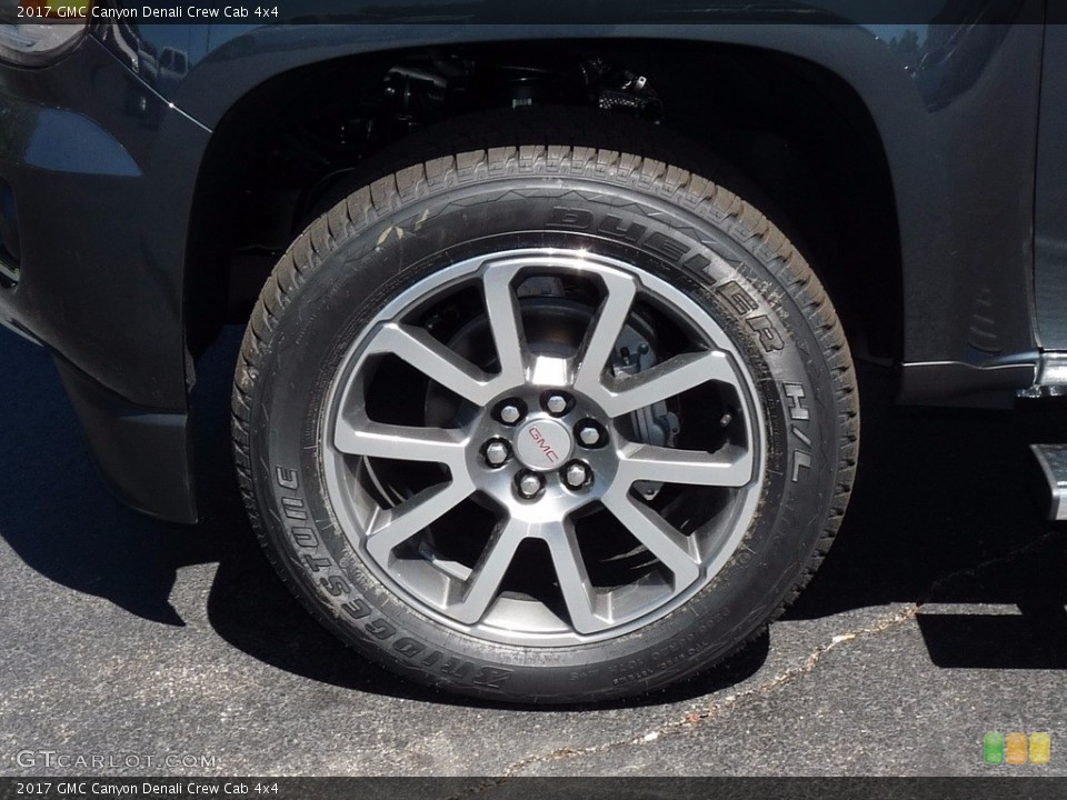 2017 GMC Canyon Denali Crew Cab 4x4 Wheel and Tire Photo #121182588