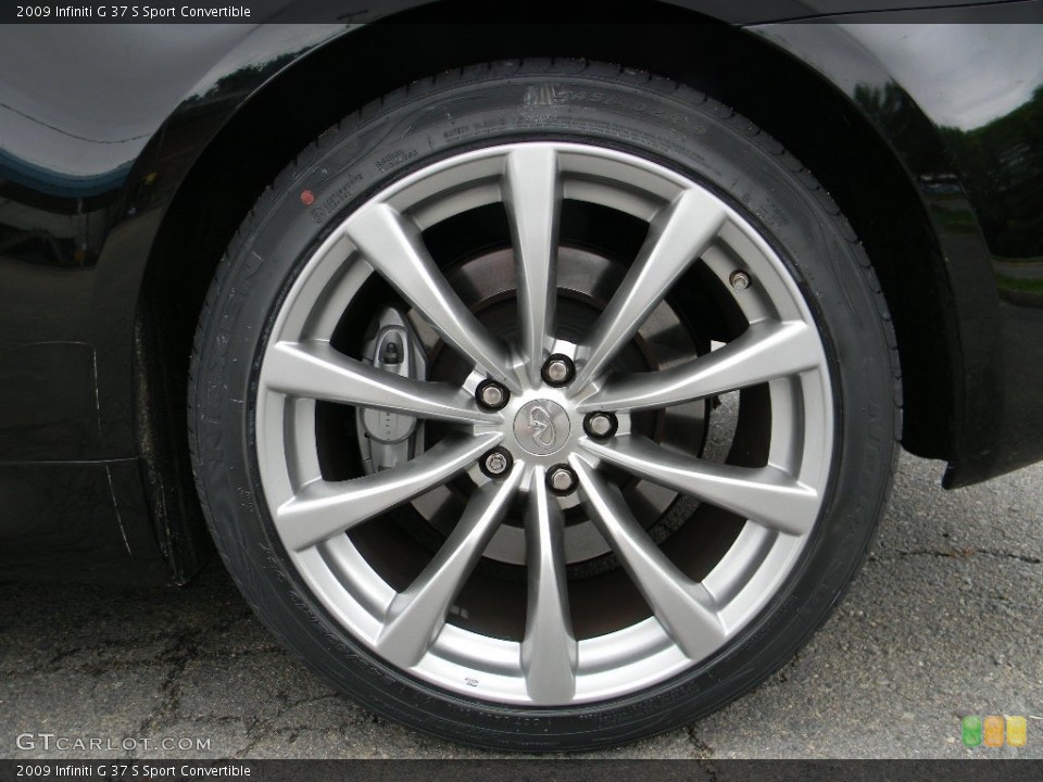 2009 Infiniti G 37 S Sport Convertible Wheel and Tire Photo #121189926