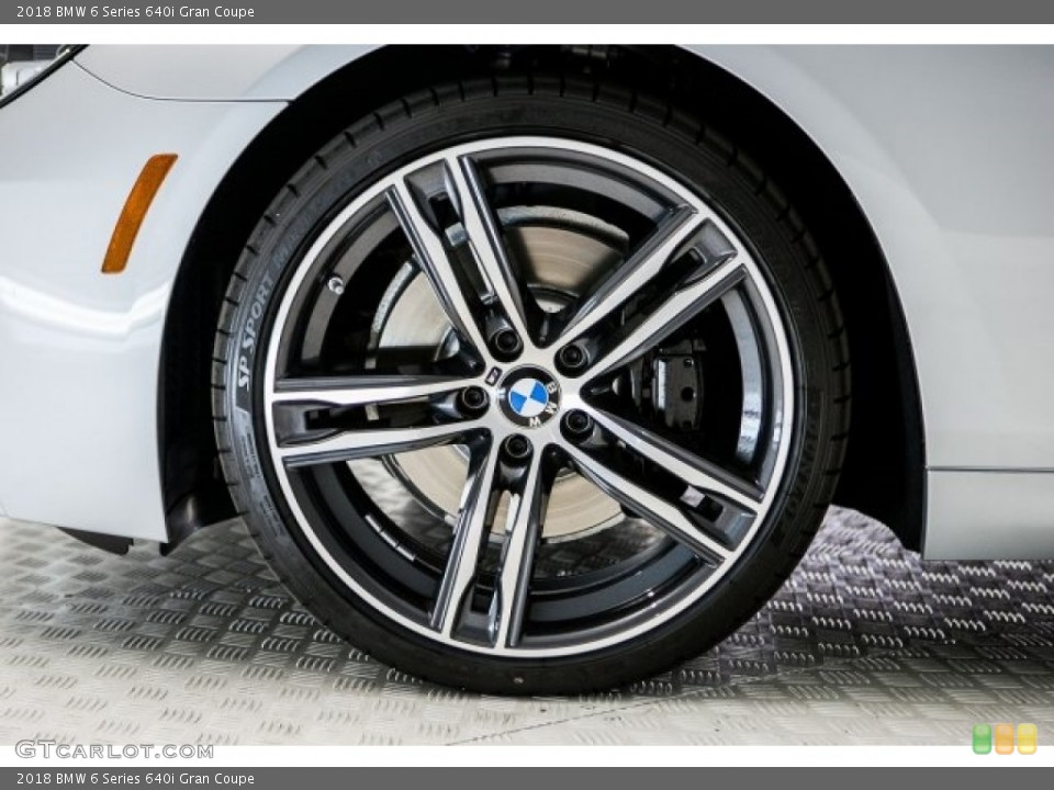 2018 BMW 6 Series 640i Gran Coupe Wheel and Tire Photo #121196199