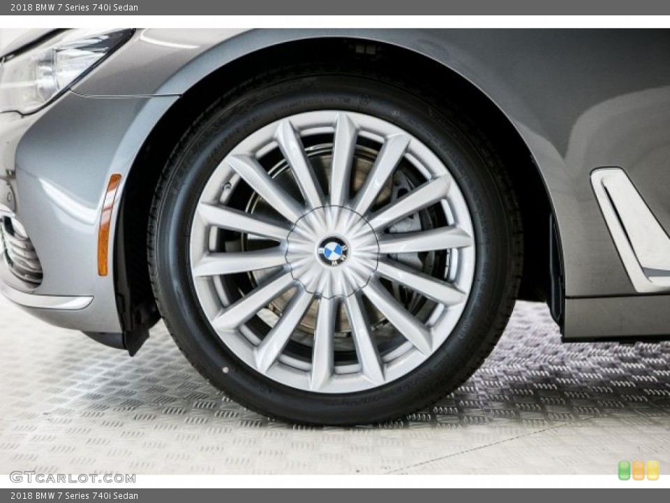 2018 BMW 7 Series 740i Sedan Wheel and Tire Photo #121196314