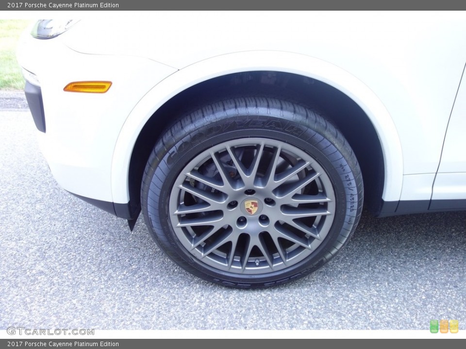 2017 Porsche Cayenne Platinum Edition Wheel and Tire Photo #121199194