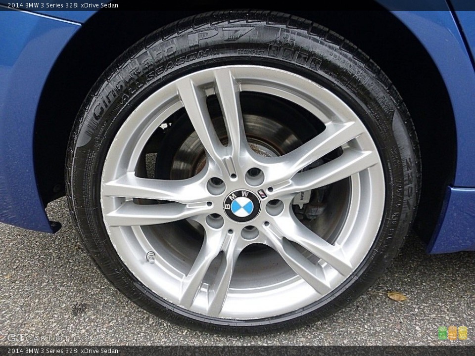 2014 BMW 3 Series 328i xDrive Sedan Wheel and Tire Photo #121228653