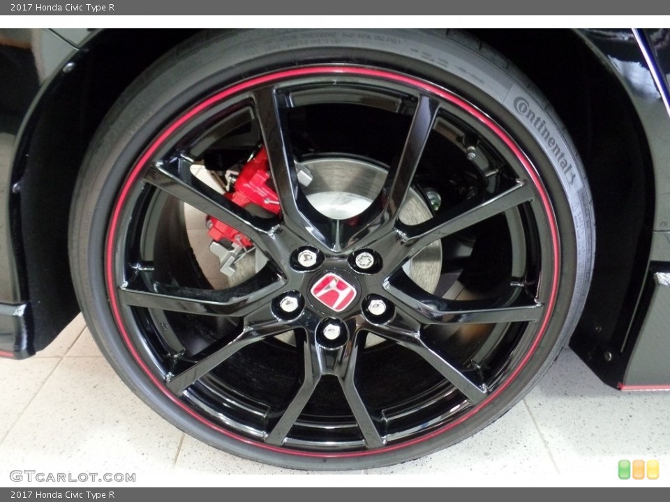 2017 Honda Civic Type R Wheel and Tire Photo #121232222