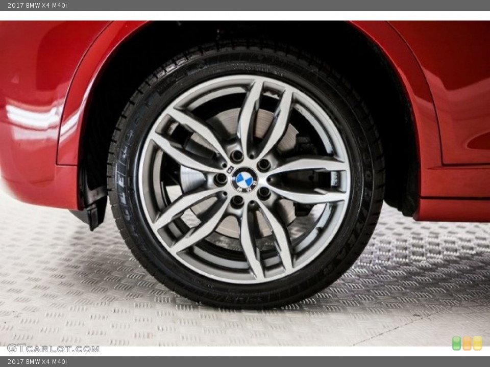 2017 BMW X4 M40i Wheel and Tire Photo #121242516
