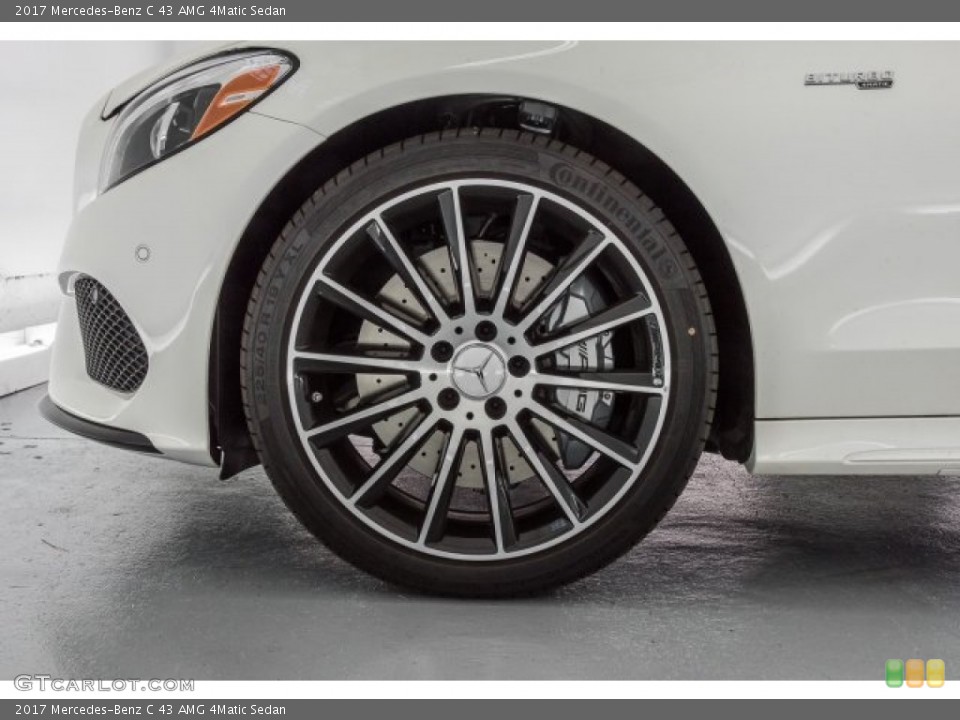 2017 Mercedes-Benz C 43 AMG 4Matic Sedan Wheel and Tire Photo #121336776
