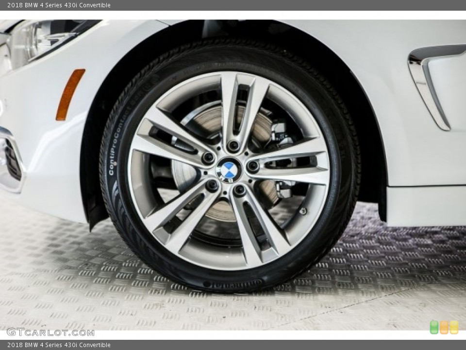 2018 BMW 4 Series 430i Convertible Wheel and Tire Photo #121371878