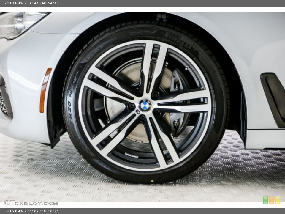 2018 BMW 7 Series 740i Sedan Wheel and Tire Photo #121403939