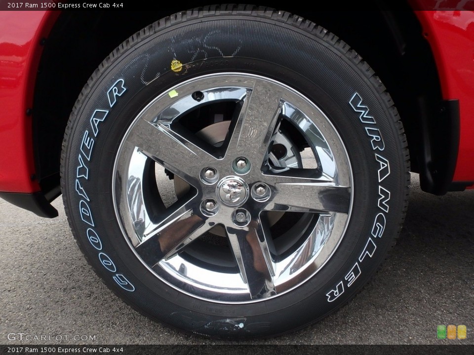2017 Ram 1500 Express Crew Cab 4x4 Wheel and Tire Photo #121475114