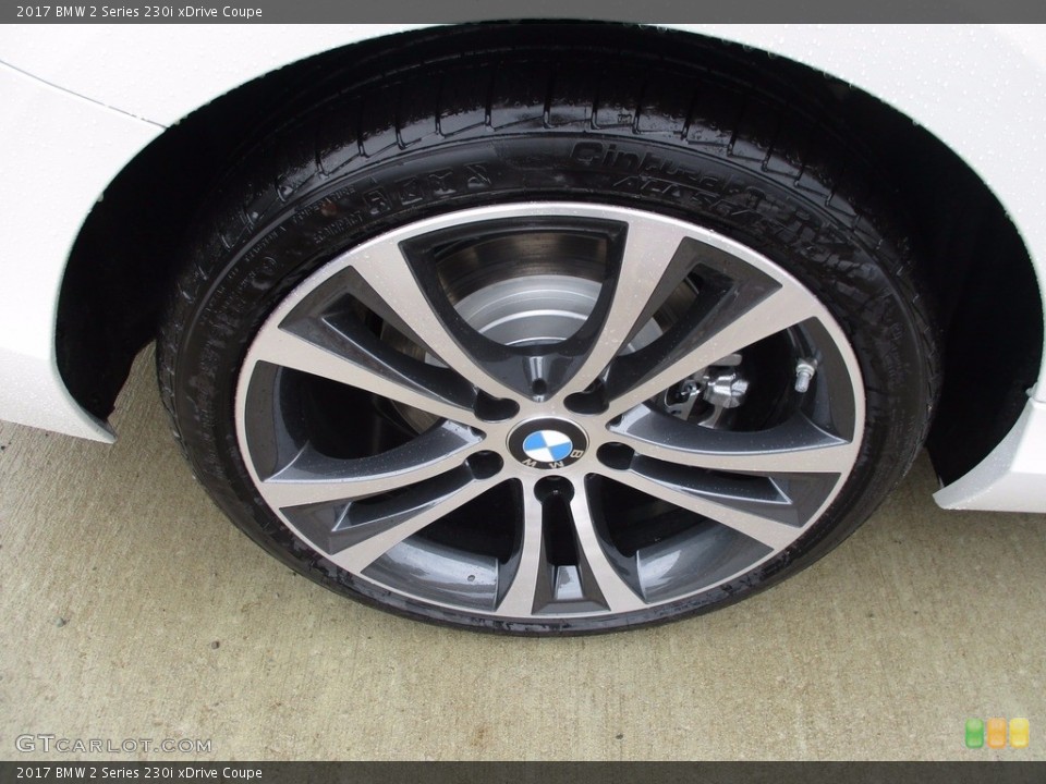 2017 BMW 2 Series 230i xDrive Coupe Wheel and Tire Photo #121479431