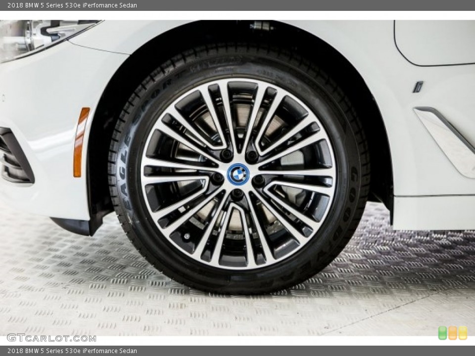 2018 BMW 5 Series 530e iPerfomance Sedan Wheel and Tire Photo #121492046